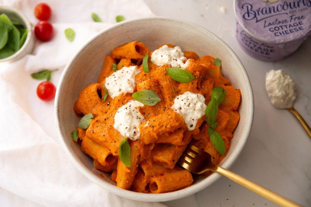 Roasted Tomato & Pumpkin Rigatoni.