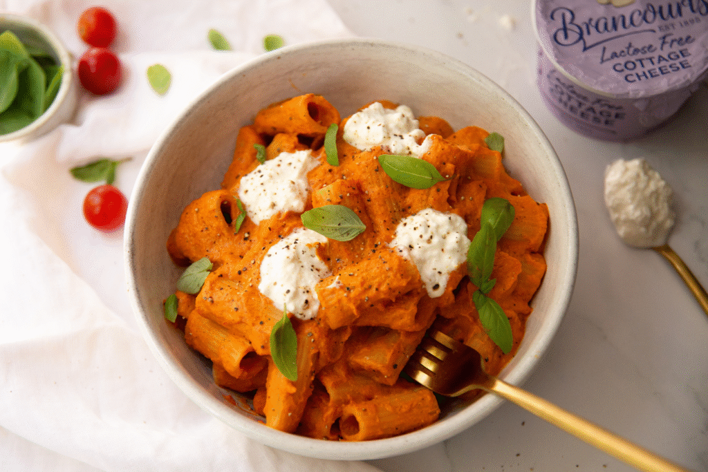 Roasted Tomato & Pumpkin Rigatoni.