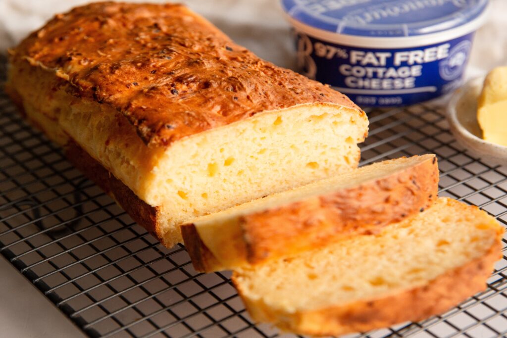 Delicious cottage cheese bread to try.