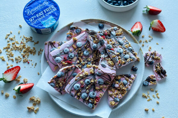 Cottage Cheese Bark healthy recipes.