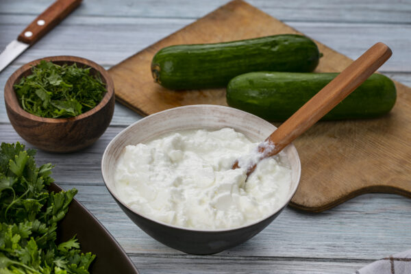 Cottage cheese alternative.