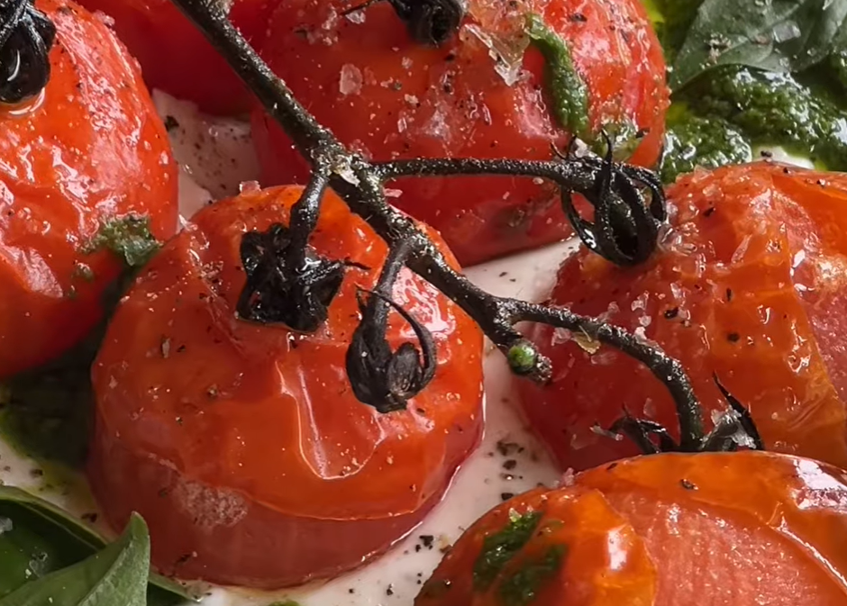 Blistered Tomato & Whipped Cottage Cheese, a nourishing dish that combines wholesome ingredients with fresh, bright flavours.