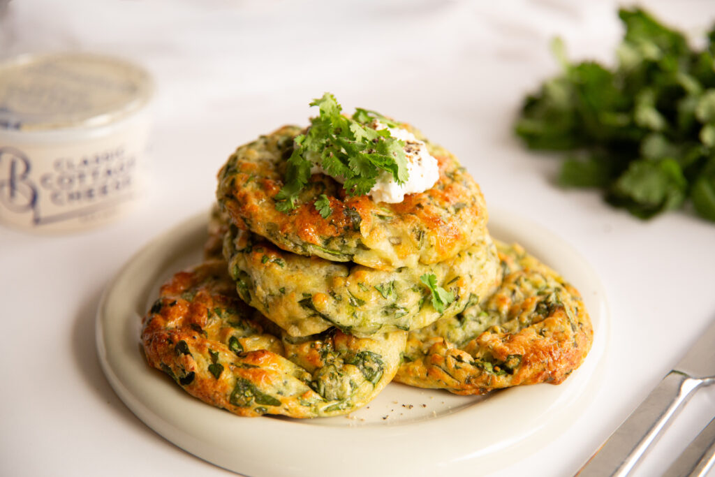 Savoury Spinach Flagel.