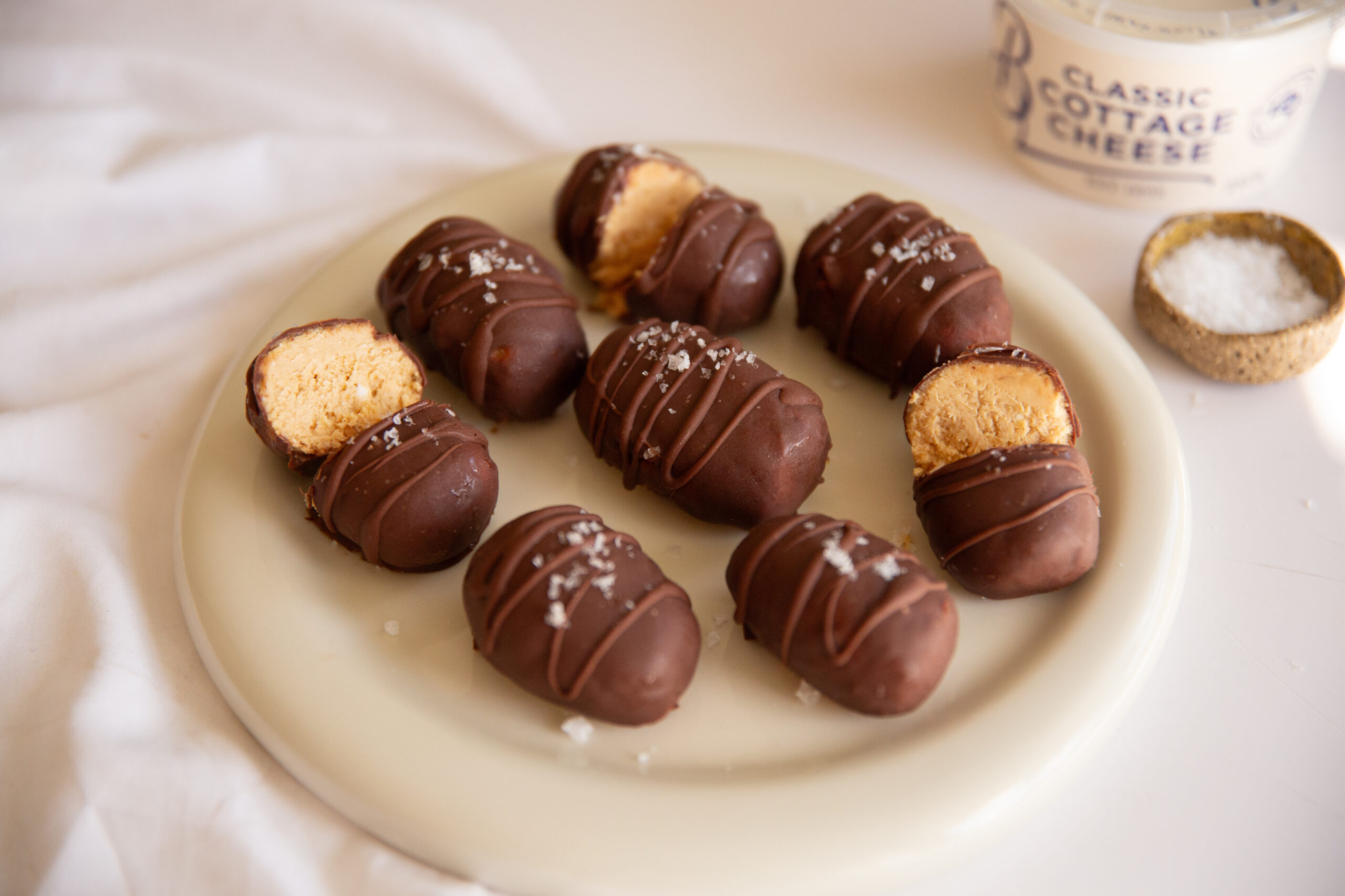 Delicious Easter Eggs with Classic Cottage Cheese.